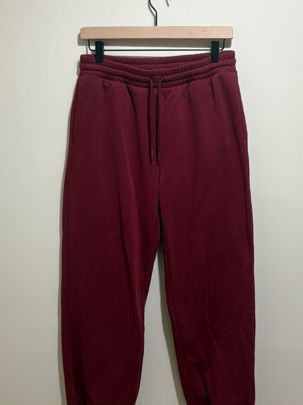 BP urban outfitters red joggers
